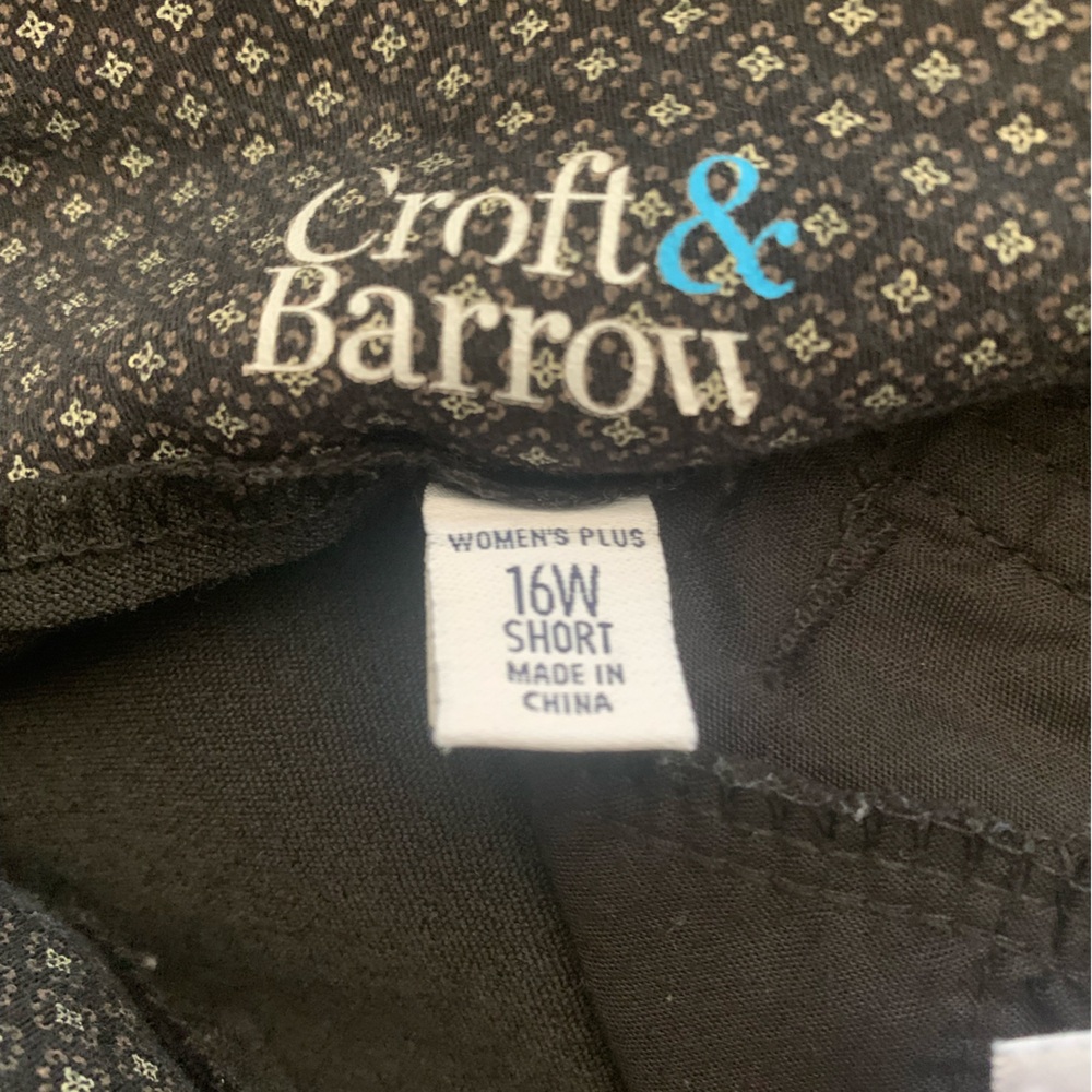 Croft & Borrow women’s cropped size 16W pants - Picture 4 of 7